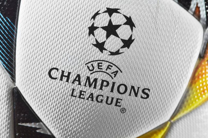 Champions League Match Ball Close Up